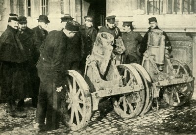 Saksalaisilta vangitut kranaatit, ensimmäinen maailmansota, 1914, c1920. tekijältä Unbekannt