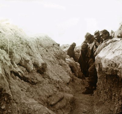 Kaivannot, Champagne, Pohjois-Ranska, c1914-c1918 tekijältä Unbekannt