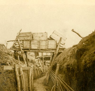 Kaivannot lähellä Les Épargesia, Pohjois-Ranska, c1914-c1918. tekijältä Unbekannt