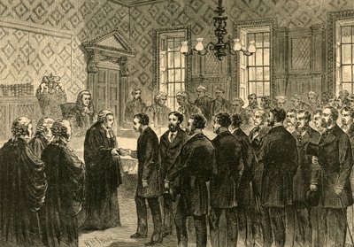 Pixin oikeudenkäynti, 1897. tekijältä Unbekannt