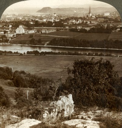 Trondhjem, sen kodit, varastot ja katedraali, Nid-joen ja Fjordin välissä, Norja, 1905. tekijältä Unbekannt