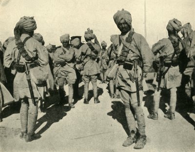 Sirhind-prikaatin joukot, Flanderi, ensimmäinen maailmansota, 1914, c1920. tekijältä Unbekannt