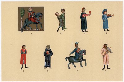 Trubaduurit, 1200-1300-luku tekijältä Unbekannt
