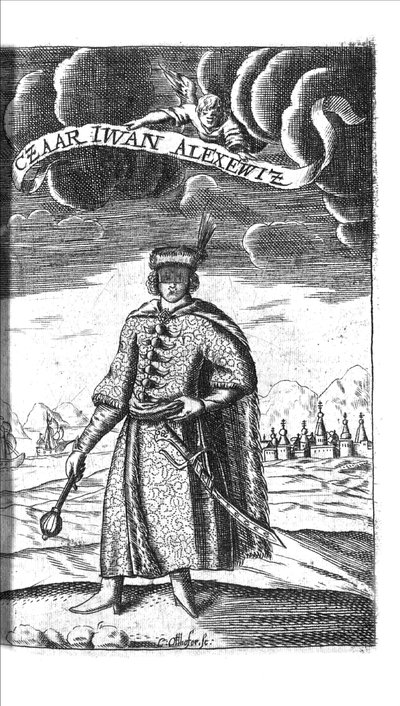 Tsaari Ivan V Aleksejevitš Georg Adam Schleissing Derer beiyden Czaarenista Reusslandissa Ivan ja Peter Aleksewiz, 1693 tekijältä Unbekannt