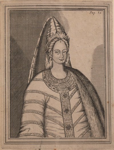 Tsaaritar Irina Godunova 1557-1603, Venäjän tsaari Feodor I:n vaimo. tekijältä Unbekannt