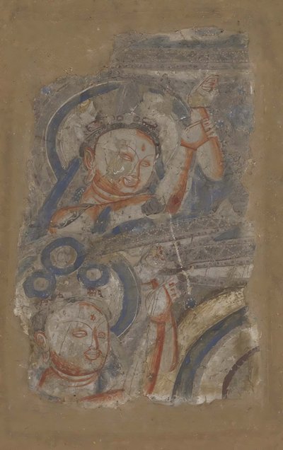 Kaksi bodhisattvaa, n. 6-7-luvulla. tekijältä Unbekannt