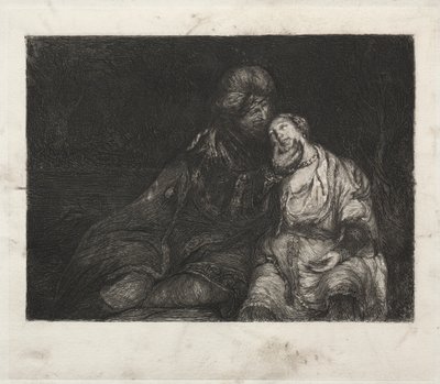 Kaksi hahmoa, 1800-luku. tekijältä Unbekannt