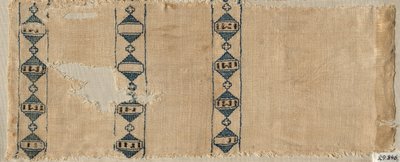 Kaksi fragmenttia huivista tai päähineestä, 1300-luku. tekijältä Unbekannt
