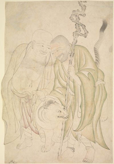 Kaksi Lohania, n. 1480. tekijältä Unbekannt