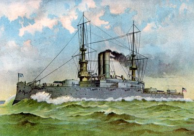 USS Alabama, yhdysvaltalainen taistelulaiva, 1898 tekijältä Unbekannt