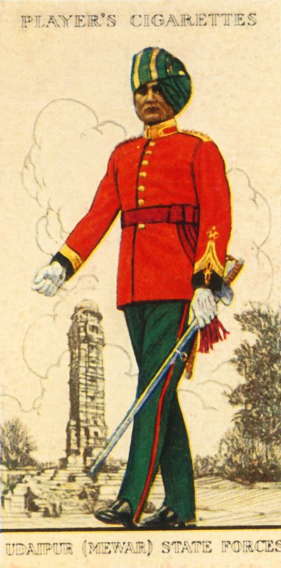Udaipur Mewarin osavaltion joukot, 1936. tekijältä Unbekannt