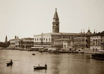 Nimetön 99, c. 1890. [Dogen palatsi ja Grand Canal, Venetsia]. tekijältä Unbekannt