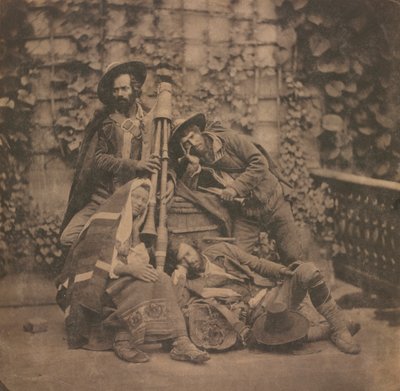 Nimetön Pifferari, c. 1851-1855. tekijältä Unbekannt