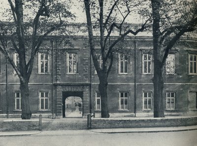 Yläkoulu, katsomalla koulun pihalle, 1926 tekijältä Unbekannt