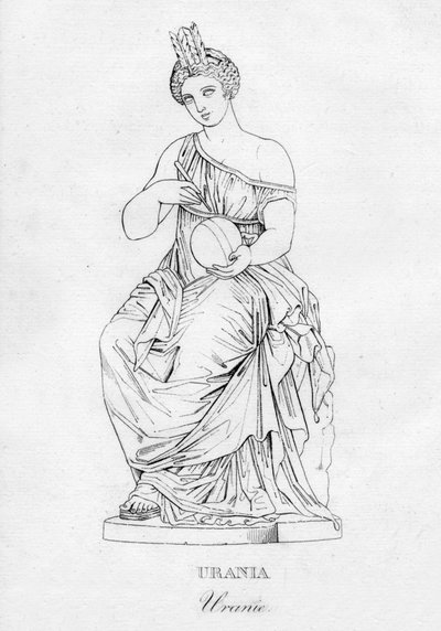 Urania Uranie, c1850 tekijältä Unbekannt