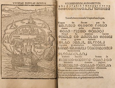 Thomas Moren utopia, 1516 tekijältä Unbekannt