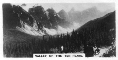 Valley of the Ten Peaks, Banff National Park, Alberta, Kanada, 1920-luku tekijältä Unbekannt