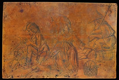 Erilaisia ammatteja [recto], 1400-luvun viimeinen neljännes. tekijältä Unbekannt