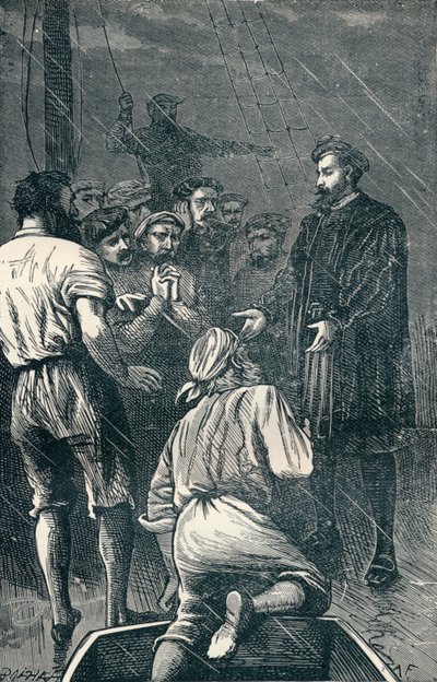 Vasco da Gama kieltäytyy kääntymästä takaisin, 1904 tekijältä Unbekannt
