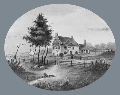 Vecchte House Gowannusssa, Brooklynissa, New Yorkissa, 1865. tekijältä Unbekannt