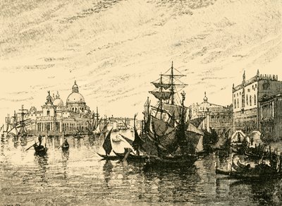 Venetsia: Näkymä Riva Degli Schiavonilta, 1890. tekijältä Unbekannt