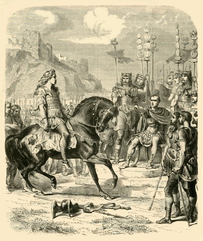 Vercingetorix ennen Caesaria, 1890. tekijältä Unbekannt