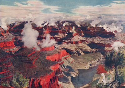 Vermilion-kalliot ja ennennäkemättömän ihmemaan valtavat syvyydet, vuodelta 1935 tekijältä Unbekannt