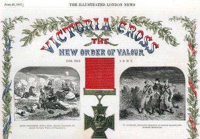 Victoria Cross, brittiläinen palkinto urheudesta, 1857 tekijältä Unbekannt