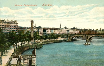 Victoria Embankment - Lontoo, 1906. tekijältä Unbekannt