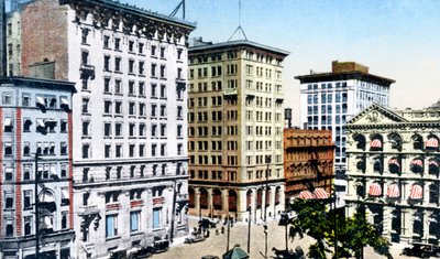 Victoria Square, St James Street, Montreal, Kanada, 1900-luku tekijältä Unbekannt