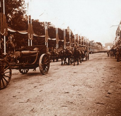 Voiton paraati, Pariisi, Ranska, c1918-c1919 tekijältä Unbekannt