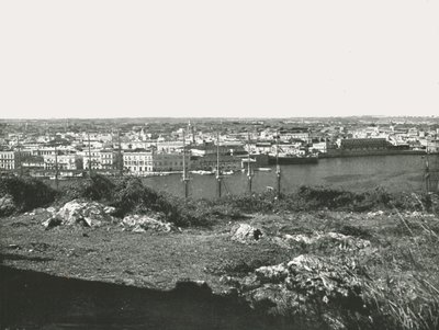 Näkymä lahden yli, Havanna, Kuuba, 1895. tekijältä Unbekannt