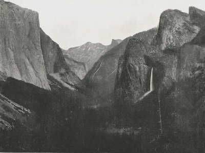 Näkymä Artists Pointista, Yosemite Valley, USA, 1895. tekijältä Unbekannt