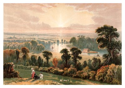 Näkymä Richmond Hilliltä, 1880 tekijältä Unbekannt