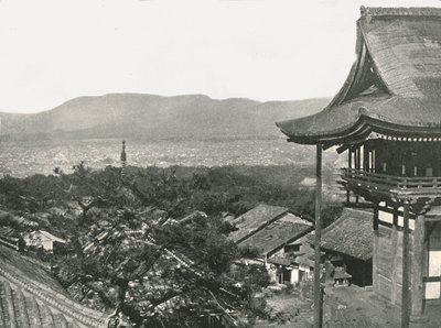 Näkymä kukkuloilta, Kioto, Japani, 1895. tekijältä Unbekannt