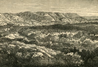 Näkymä Jordanin laaksossa, 1890. tekijältä Unbekannt