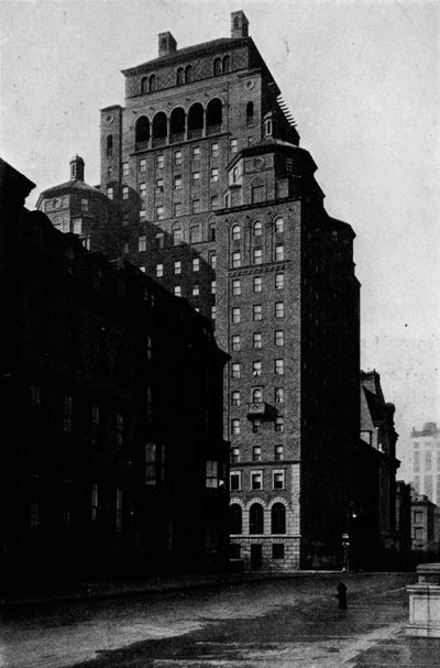 Näkymä etelään Madison Avenuella Fraternity Clubs Buildingista, New York City, 1924 tekijältä Unbekannt