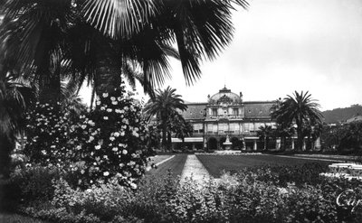 Näkymä Albert I Gardensille ja kasinolle, Nizza, Etelä-Ranska, 1900-luvun alku tekijältä Unbekannt