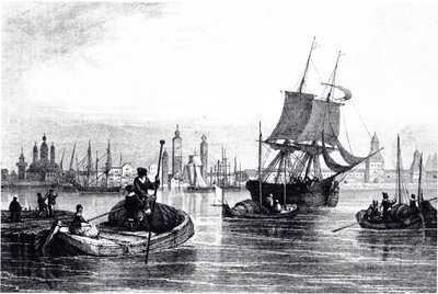 Näkymä Arkangeliin, 1835 tekijältä Unbekannt