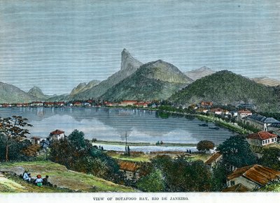 Näkymä Botafogo Baylle, Rio de Janeiro, Brasilia, vuodelta 1880 tekijältä Unbekannt