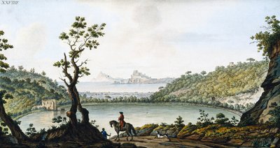 Näkymä Avernus-järvelle tekijältä Unbekannt