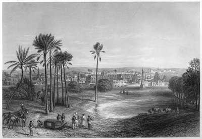 Näkymä Madrasiin, Intia, vuodelta 1860 tekijältä Unbekannt