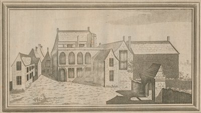 Näkymä Minster Lovelin luostarista Oxfordin piirikunnassa, 1784 tekijältä Unbekannt