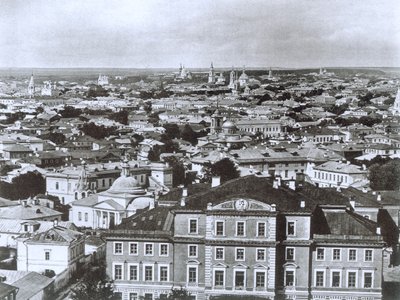 Näkymä Moskovaan Ivan Suuren kellotornista, Venäjä, 1884 tekijältä Unbekannt