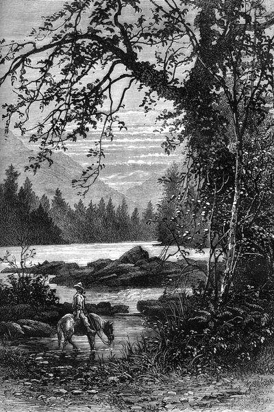 Näkymä Pohjois-Carolinaan, 1700-luvun loppu vuodelta 1880 tekijältä Unbekannt