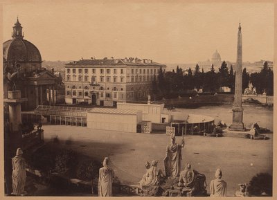 Näkymä Roomaan, n. 1860. tekijältä Unbekannt