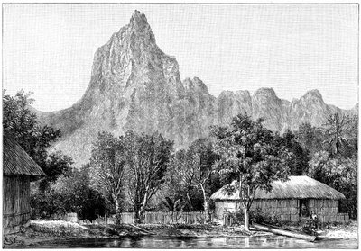 Näkymä Tahitille, 1898 tekijältä Unbekannt