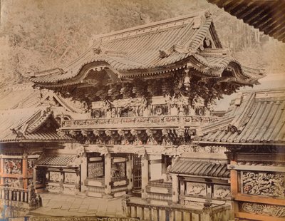Näkymä Yomeimon-portille - Shinto-temppeli Nikko, 1890-1900 tekijältä Unbekannt