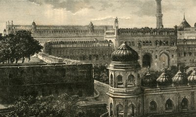 Näkymä Suurelle Imambaralle, Lucknow, 1890. tekijältä Unbekannt