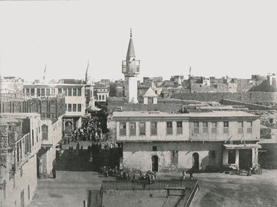 Näkymä vanhaankaupunkiin, Suez, Egypti, 1895. tekijältä Unbekannt